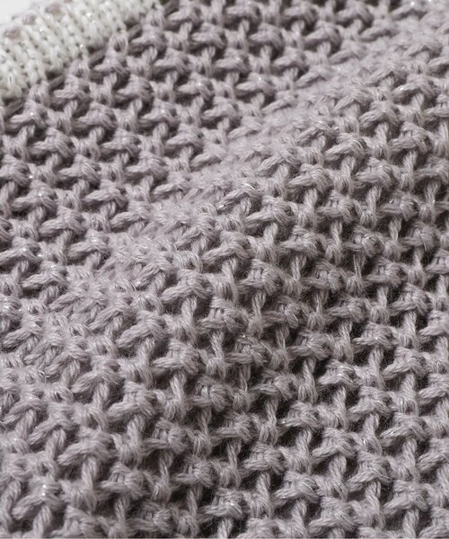 algy（アルジー）の「メッシュニットカーデ（カーディガン/ボレロ・キッズ・オフホワイト/グレー・140/130/160/150）」の16枚目の写真