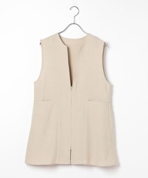 LEPSIM | 《リネンライクドライシリーズ》切り替えポケベスト　639020(その他アウター)