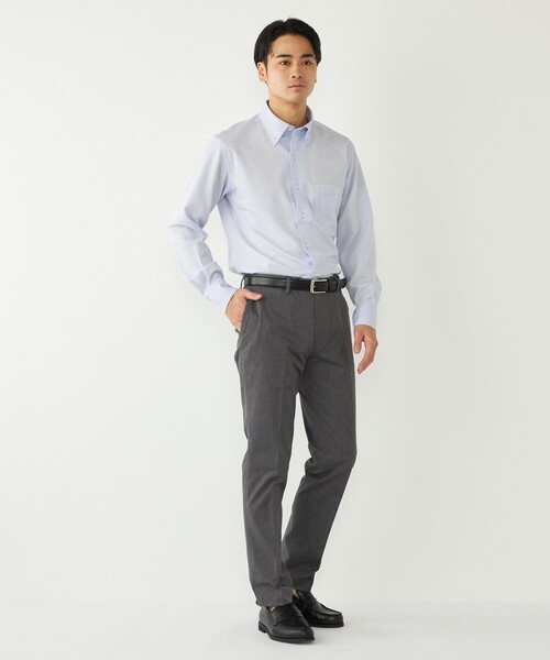 SHIPS Colors(シップス カラーズ)の「〈吸水速乾〉SMART TECH(R) ボタンダウン シャツ◇(ビジネスシャツ・メンズ・オフホワイト/ブルー/ホワイト/ライトブルー/ブラック・41/40/39/38/43/42/37)」の20枚目の写真