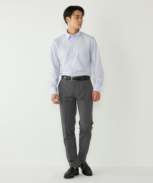 SHIPS Colors(シップス カラーズ)の「〈吸水速乾〉SMART TECH(R) ボタンダウン シャツ◇(ビジネスシャツ・メンズ・オフホワイト/ブルー/ホワイト/ライトブルー/ブラック・41/40/39/38/43/42/37)」の21枚目の写真