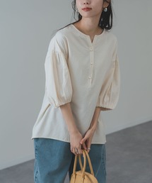 【ANNA LUNA】涼しげ素材 で 上品に 着映える ブラウス