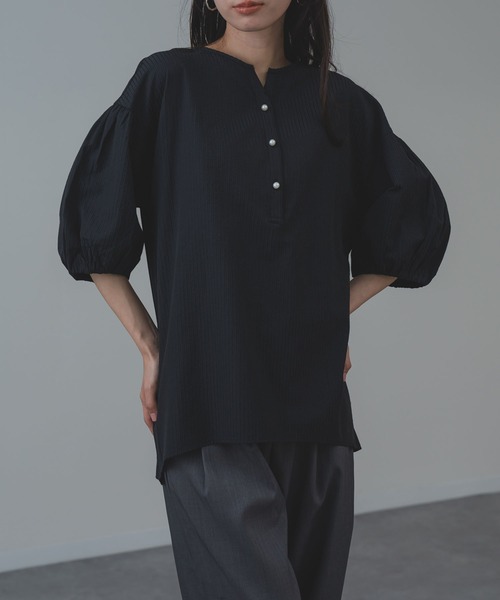 ANNA LUNA(アンナルナ)の「【ANNA LUNA】涼しげ素材 で 上品に 着映える ブラウス(シャツ/ブラウス・レディース・ブラック/ベージュ・MEDIUM)」の22枚目の写真