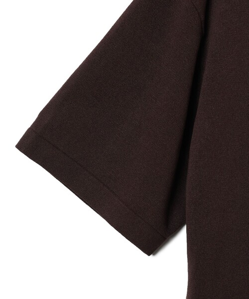 crepuscule（クレプスキュール）の「【別注】crepuscule / Washi Knit T-shirt（ニット/セーター・メンズ・ブラック/ブラウン・M/XL/L）」の4枚目の写真