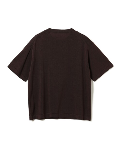 crepuscule（クレプスキュール）の「【別注】crepuscule / Washi Knit T-shirt（ニット/セーター・メンズ・ブラック/ブラウン・M/XL/L）」の6枚目の写真