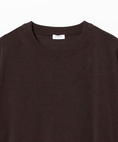 crepuscule（クレプスキュール）の「【別注】crepuscule / Washi Knit T-shirt（ニット/セーター・メンズ・ブラック/ブラウン・M/XL/L）」の12枚目の写真