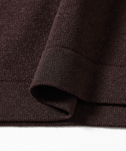 crepuscule（クレプスキュール）の「【別注】crepuscule / Washi Knit T-shirt（ニット/セーター・メンズ・ブラック/ブラウン・M/XL/L）」の17枚目の写真