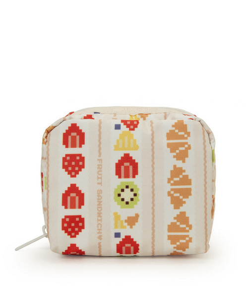 SQUARE COSMETIC フルーツサンドイッチ（ポーチ）｜LeSportsac