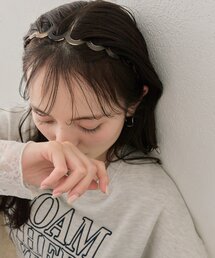 mystic | マーブルウェーブカチューシャ(ブローチ/コサージュ)