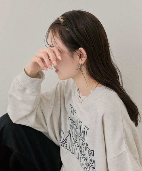 mystic(ミスティック)の「マーブルウェーブカチューシャ(ブローチ/コサージュ・レディース・ベージュ/ブラウン・ONE SIZE)」の3枚目の写真