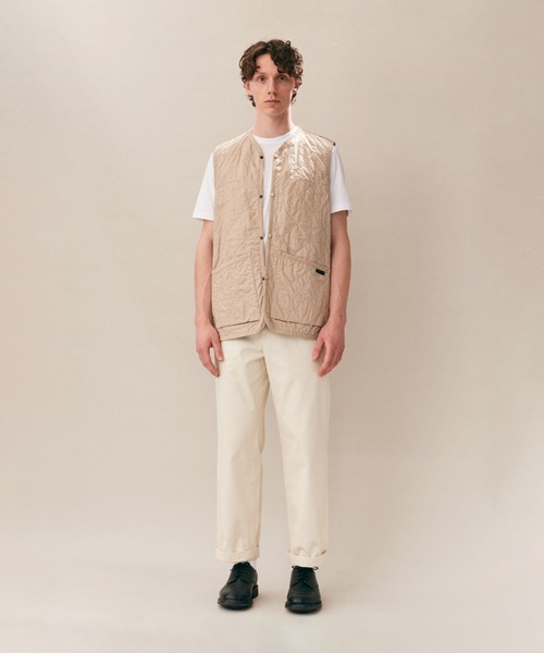 LAVENHAM（ラベンハム）の「Unwadded Worker Thornham Mens / アンワディッド ワーカー ソーンハム メンズ（ベスト・メンズ・ブラック/ストーン/ホワイト・M/XL）」の5枚目の写真