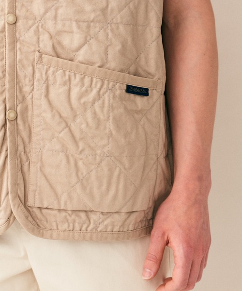 LAVENHAM（ラベンハム）の「Unwadded Worker Thornham Mens / アンワディッド ワーカー ソーンハム メンズ（ベスト・メンズ・ブラック/ストーン/ホワイト・M/XL）」の12枚目の写真