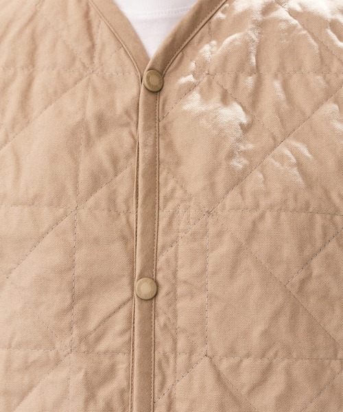 LAVENHAM（ラベンハム）の「Unwadded Worker Thornham Mens / アンワディッド ワーカー ソーンハム メンズ（ベスト・メンズ・ブラック/ストーン/ホワイト・M/XL）」の11枚目の写真