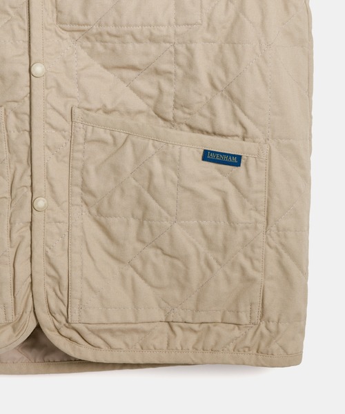 LAVENHAM（ラベンハム）の「Unwadded Worker Thornham Mens / アンワディッド ワーカー ソーンハム メンズ（ベスト・メンズ・ブラック/ストーン/ホワイト・M/XL）」の16枚目の写真