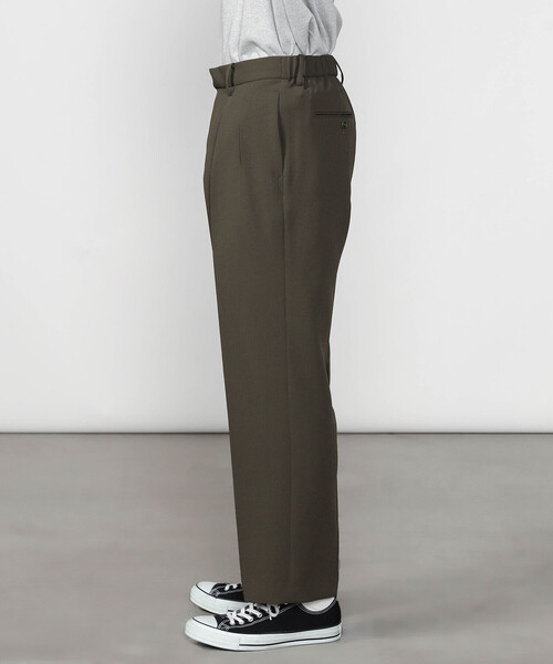 Morris & Sons（モリスアンドサンズ）の「MORRIS & SONS | 2タック ワイドスラックス MEN（スラックス・メンズ・グレー/ブラック/オリーブ・1/2/3）」の13枚目の写真