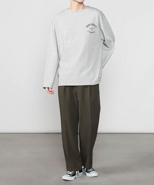 Morris & Sons（モリスアンドサンズ）の「MORRIS & SONS | 2タック ワイドスラックス MEN（スラックス・メンズ・グレー/ブラック/オリーブ・1/2/3）」の14枚目の写真