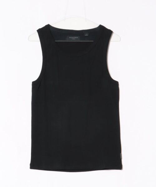 ALLSAINTS(オールセインツ)の「AXEL RIBBED COTTON VEST | AXEL リブ編み コットン ベスト(タンクトップ・メンズ・ブラック・M/S/XS)」の7枚目の写真