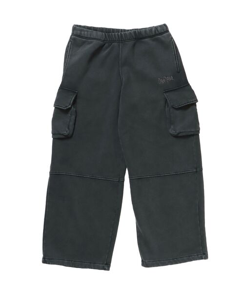 BEN DAVIS(ベンデイビス)の「【BEN DAVIS(ベンデイビス)】FADED SWEAT CARGO PANTS / カーゴパンツ スウェット ワイドシルエット 裏起毛 ドローコード 刺繍 ≪セットアップ着用可能≫(その他パンツ・メンズ・ダークブラウン/ブラック・MEDIUM/LARGE)」の1枚目の写真
