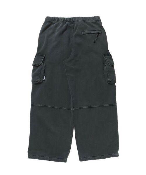 BEN DAVIS(ベンデイビス)の「【BEN DAVIS(ベンデイビス)】FADED SWEAT CARGO PANTS / カーゴパンツ スウェット ワイドシルエット 裏起毛 ドローコード 刺繍 ≪セットアップ着用可能≫(その他パンツ・メンズ・ダークブラウン/ブラック・MEDIUM/LARGE)」の4枚目の写真