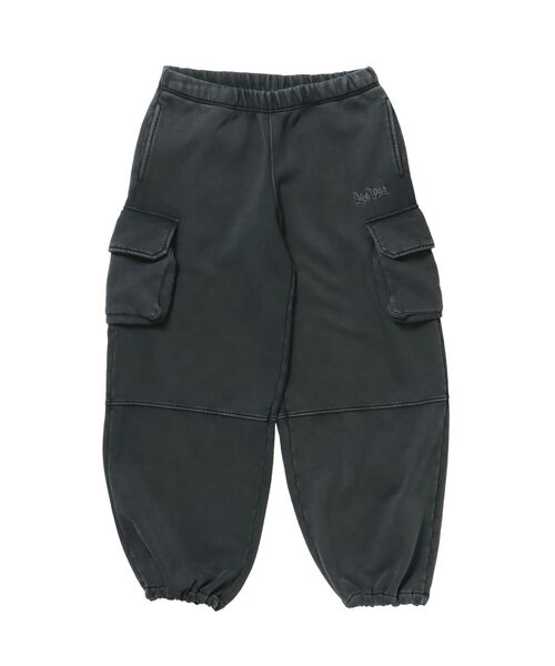 BEN DAVIS(ベンデイビス)の「【BEN DAVIS(ベンデイビス)】FADED SWEAT CARGO PANTS / カーゴパンツ スウェット ワイドシルエット 裏起毛 ドローコード 刺繍 ≪セットアップ着用可能≫(その他パンツ・メンズ・ダークブラウン/ブラック・MEDIUM/LARGE)」の5枚目の写真