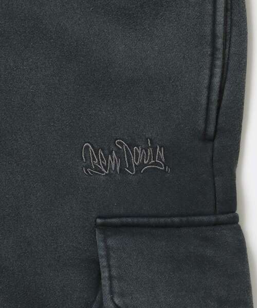 BEN DAVIS(ベンデイビス)の「【BEN DAVIS(ベンデイビス)】FADED SWEAT CARGO PANTS / カーゴパンツ スウェット ワイドシルエット 裏起毛 ドローコード 刺繍 ≪セットアップ着用可能≫(その他パンツ・メンズ・ダークブラウン/ブラック・MEDIUM/LARGE)」の8枚目の写真