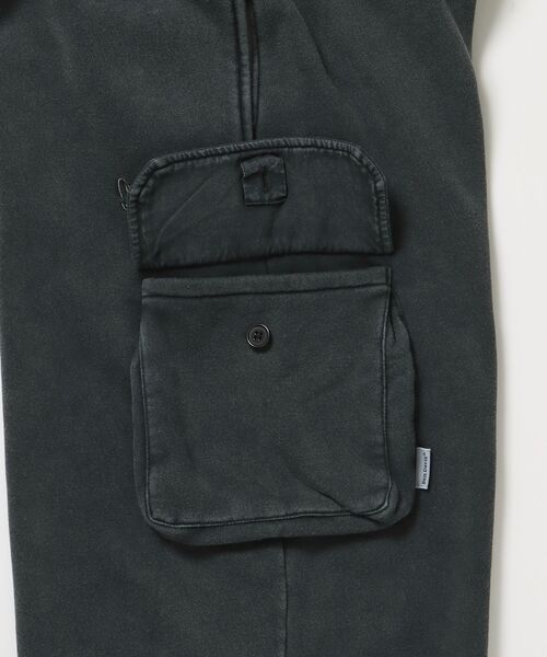 BEN DAVIS(ベンデイビス)の「【BEN DAVIS(ベンデイビス)】FADED SWEAT CARGO PANTS / カーゴパンツ スウェット ワイドシルエット 裏起毛 ドローコード 刺繍 ≪セットアップ着用可能≫(その他パンツ・メンズ・ダークブラウン/ブラック・MEDIUM/LARGE)」の11枚目の写真