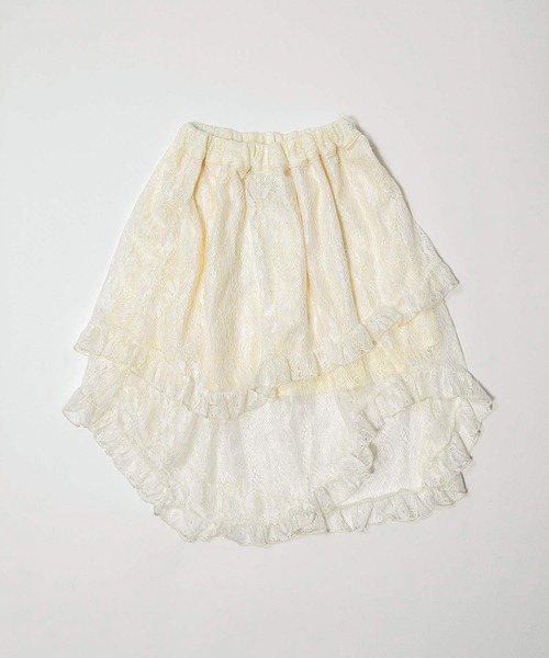 MAKE YOUR DAY(メイクユアデイ)の「レーススカート■150.160cm(スカート・キッズ・ブラック・150)」の3枚目の写真