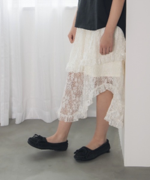 MAKE YOUR DAY(メイクユアデイ)の「レーススカート■150.160cm(スカート・キッズ・ブラック・150)」の5枚目の写真