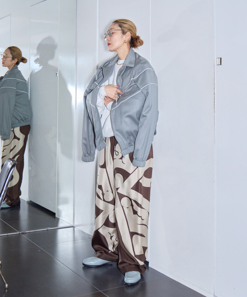 SEEALL(シーオール)の「SEEALL RELAX EASY PANTS SAU63 PT187:パンツ(その他パンツ・レディース・ブラウン・4)」の5枚目の写真