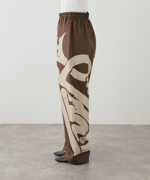 SEEALL(シーオール)の「SEEALL RELAX EASY PANTS SAU63 PT187:パンツ(その他パンツ・レディース・ブラウン・4)」の8枚目の写真