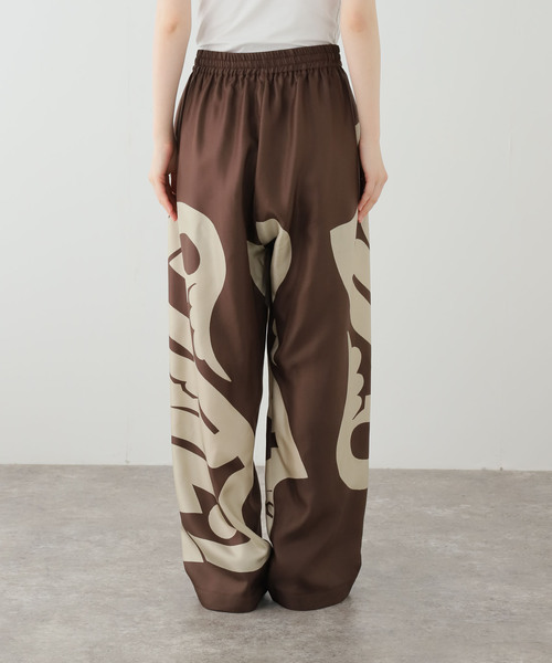 SEEALL(シーオール)の「SEEALL RELAX EASY PANTS SAU63 PT187:パンツ(その他パンツ・レディース・ブラウン・4)」の9枚目の写真