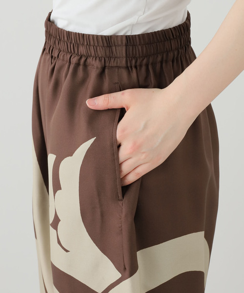 SEEALL(シーオール)の「SEEALL RELAX EASY PANTS SAU63 PT187:パンツ(その他パンツ・レディース・ブラウン・4)」の10枚目の写真