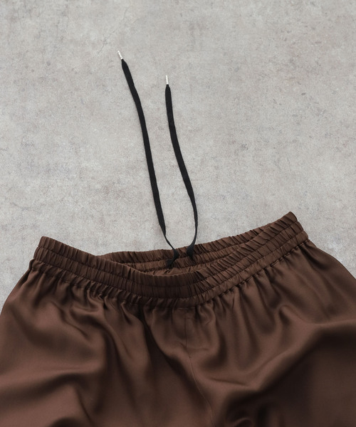 SEEALL(シーオール)の「SEEALL RELAX EASY PANTS SAU63 PT187:パンツ(その他パンツ・レディース・ブラウン・4)」の12枚目の写真