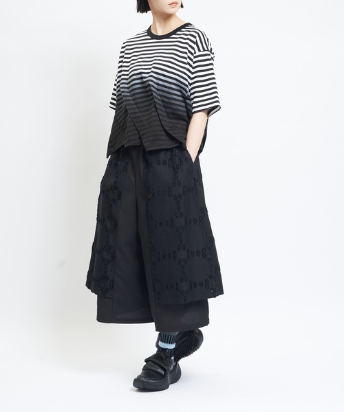 gomme(ゴム)の「ホールレイヤーパンツ(その他パンツ・レディース・ブラック・MEDIUM)」の3枚目の写真