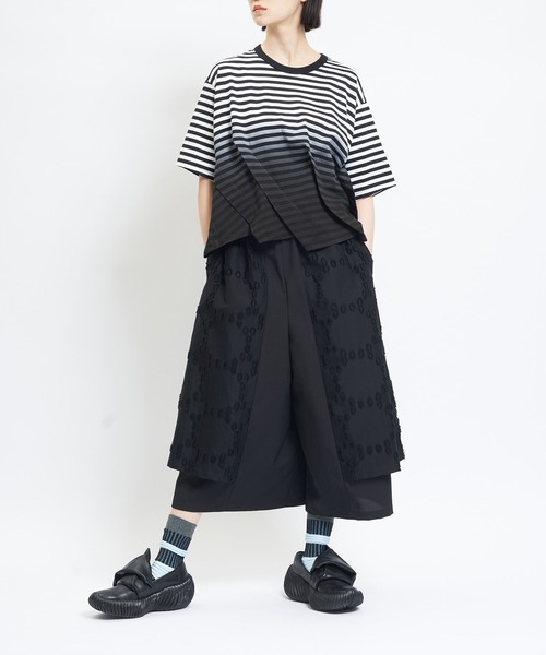gomme(ゴム)の「ホールレイヤーパンツ(その他パンツ・レディース・ブラック・MEDIUM)」の4枚目の写真