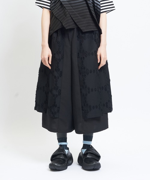gomme(ゴム)の「ホールレイヤーパンツ(その他パンツ・レディース・ブラック・MEDIUM)」の6枚目の写真