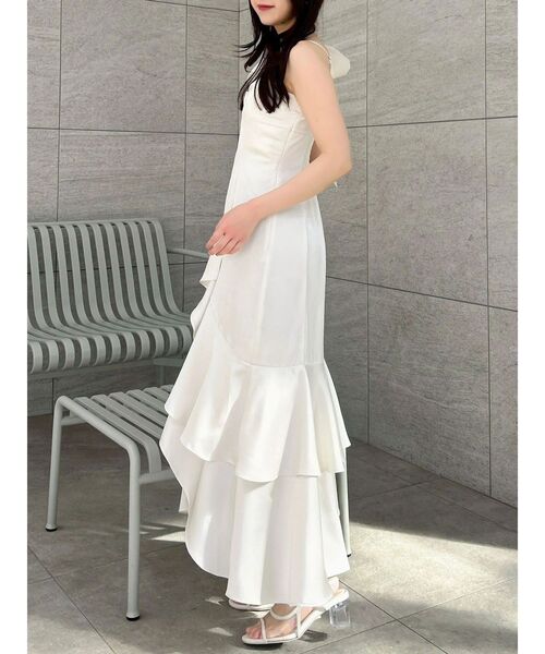 dazzlin（ダズリン）の「2WAYリボンキャミワンピース（ワンピース・レディース・アイボリー/チャコールグレー/ピンク/その他1・SMALL/MEDIUM）」の21枚目の写真