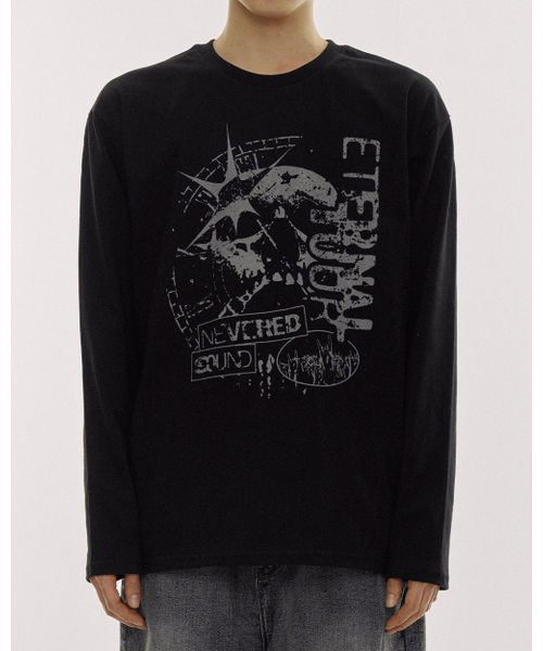 DEFYCLUBROBBERS(ディファイクラブロバース)の「エターナルツアー ロングスリーブ (ブラック)(Tシャツ/カットソー・レディース・その他・MEDIUM/LARGE)」の1枚目の写真