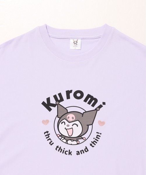 sanrio(サンリオ)の「【SANRIO/サンリオ】キャラクタープリント 7分袖WIDEシルエットTシャツ(Hello Kitty/My Melody/Cinnamoroll/Kuromi)(Tシャツ/カットソー・レディース・ライトピンク/ラベンダー/オートミール/ミント・MEDIUM/LARGE)」の19枚目の写真