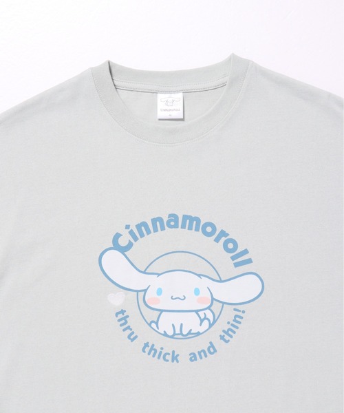 sanrio(サンリオ)の「【SANRIO/サンリオ】キャラクタープリント 7分袖WIDEシルエットTシャツ(Hello Kitty/My Melody/Cinnamoroll/Kuromi)(Tシャツ/カットソー・レディース・ライトピンク/ラベンダー/オートミール/ミント・MEDIUM/LARGE)」の17枚目の写真