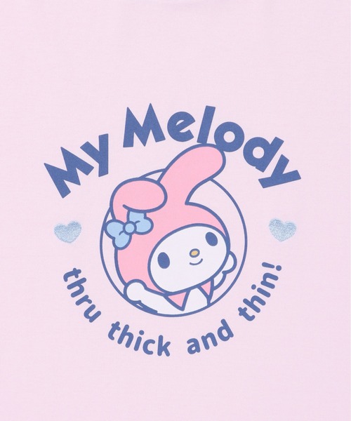 sanrio(サンリオ)の「【SANRIO/サンリオ】キャラクタープリント 7分袖WIDEシルエットTシャツ(Hello Kitty/My Melody/Cinnamoroll/Kuromi)(Tシャツ/カットソー・レディース・ライトピンク/ラベンダー/オートミール/ミント・MEDIUM/LARGE)」の14枚目の写真
