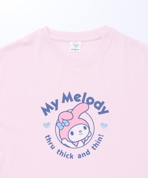 sanrio(サンリオ)の「【SANRIO/サンリオ】キャラクタープリント 7分袖WIDEシルエットTシャツ(Hello Kitty/My Melody/Cinnamoroll/Kuromi)(Tシャツ/カットソー・レディース・ライトピンク/ラベンダー/オートミール/ミント・MEDIUM/LARGE)」の15枚目の写真