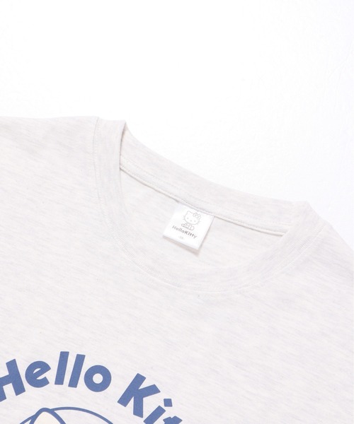 sanrio(サンリオ)の「【SANRIO/サンリオ】キャラクタープリント 7分袖WIDEシルエットTシャツ(Hello Kitty/My Melody/Cinnamoroll/Kuromi)(Tシャツ/カットソー・レディース・ライトピンク/ラベンダー/オートミール/ミント・MEDIUM/LARGE)」の12枚目の写真
