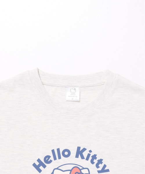sanrio(サンリオ)の「【SANRIO/サンリオ】キャラクタープリント 7分袖WIDEシルエットTシャツ(Hello Kitty/My Melody/Cinnamoroll/Kuromi)(Tシャツ/カットソー・レディース・ライトピンク/ラベンダー/オートミール/ミント・MEDIUM/LARGE)」の13枚目の写真