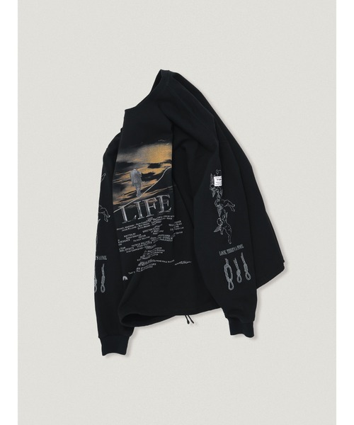 elephant TRIBAL fabrics(エレファントトライバルファブリックス)の「elephant TRIBAL fabrics LIFE L-T(Tシャツ/カットソー・メンズ・ホワイト/ブラック・FREE)」の4枚目の写真