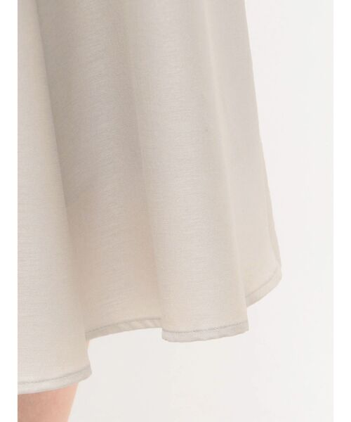 TONAL(トーナル)の「ハイウエスト細リボンフレアスカート(スカート・レディース・ピンク/ベージュ/モカ/ネイビー・MEDIUM/SMALL)」の15枚目の写真