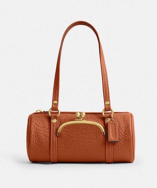 COACH(コーチ)の「キスロック バレル バッグ 28(ショルダーバッグ・レディース・ブラウン系その他・ONE)」の7枚目の写真