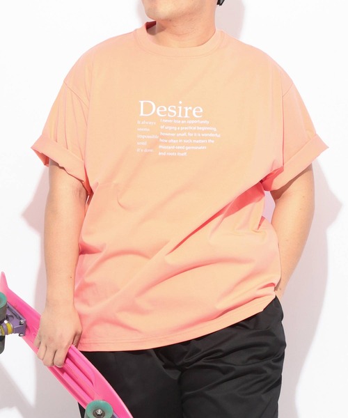B&T CLUB(ビーティークラブ)の「Tシャツ 半袖 メンズ 大きいサイズ ヒヤテック USAコットン ハートプリント クルーネック B&T CLUB (ビーアンドティークラブ)(Tシャツ/カットソー・メンズ・オレンジ/ネイビー/ブラック/ホワイト・X3(6L~7L)/X2(4L~5L)/X1(3L~4L)/X4(8L~9L))」の17枚目の写真