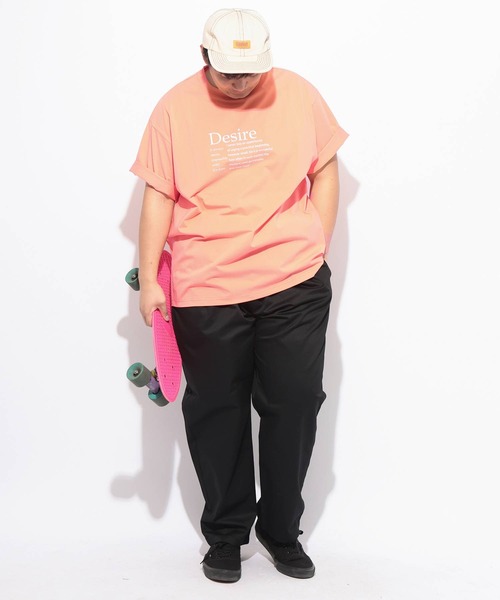B&T CLUB(ビーティークラブ)の「Tシャツ 半袖 メンズ 大きいサイズ ヒヤテック USAコットン ハートプリント クルーネック B&T CLUB (ビーアンドティークラブ)(Tシャツ/カットソー・メンズ・オレンジ/ネイビー/ブラック/ホワイト・X3(6L~7L)/X2(4L~5L)/X1(3L~4L)/X4(8L~9L))」の18枚目の写真