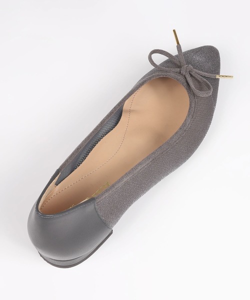 BARCLAY(バークレー)の「BARCLAY(バークレー)ポインテッドトゥメッシュバレエシューズ(パンプス・レディース・アイボリー・23cm/23.5cm/24cm/24.5cm/22cm/22.5cm)」の13枚目の写真
