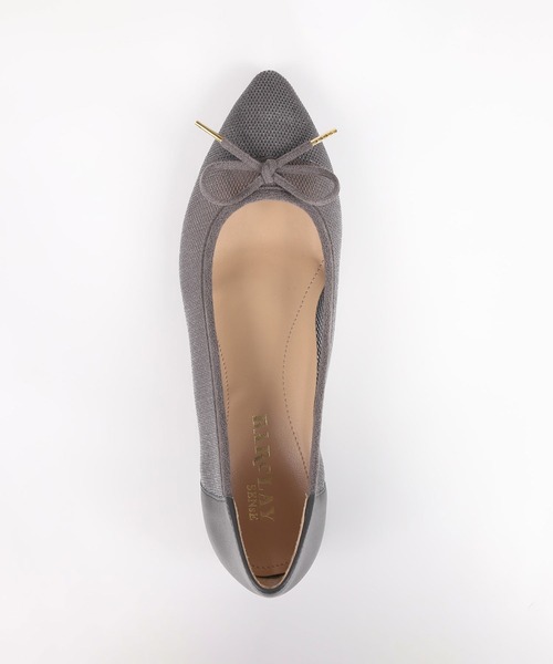 BARCLAY(バークレー)の「BARCLAY(バークレー)ポインテッドトゥメッシュバレエシューズ(パンプス・レディース・アイボリー・23cm/23.5cm/24cm/24.5cm/22cm/22.5cm)」の14枚目の写真